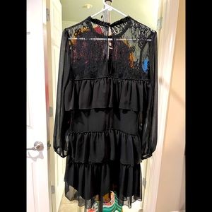 Classy, fun Gianni Bini Black Dress!! Cute with boots or a fun heel!